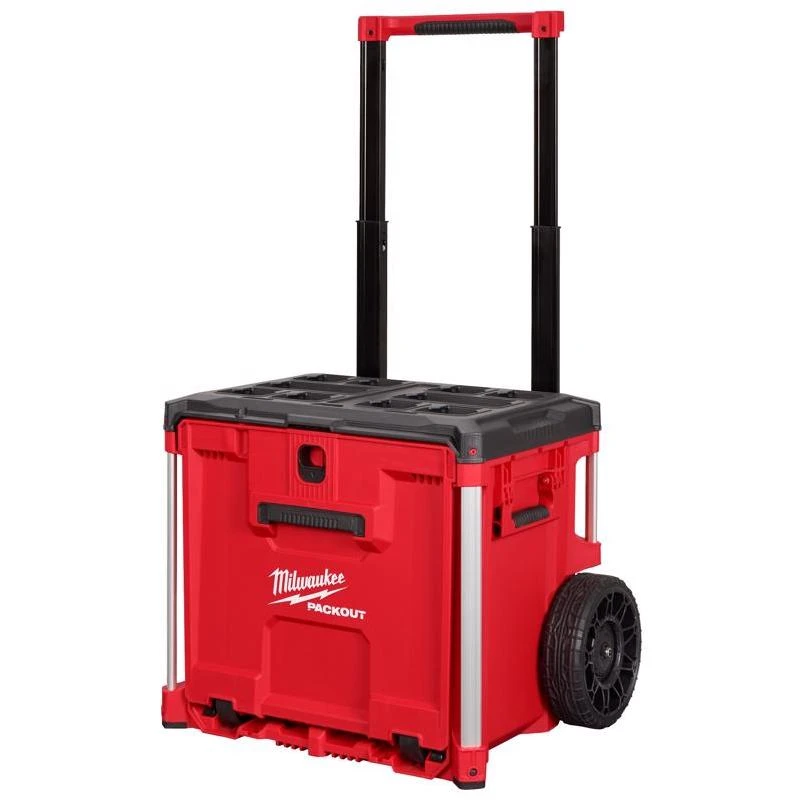 Packout 48-22-8420 Rolling Drawer Toolbox – 250 lb Capacity, Polypropylene, Black/red