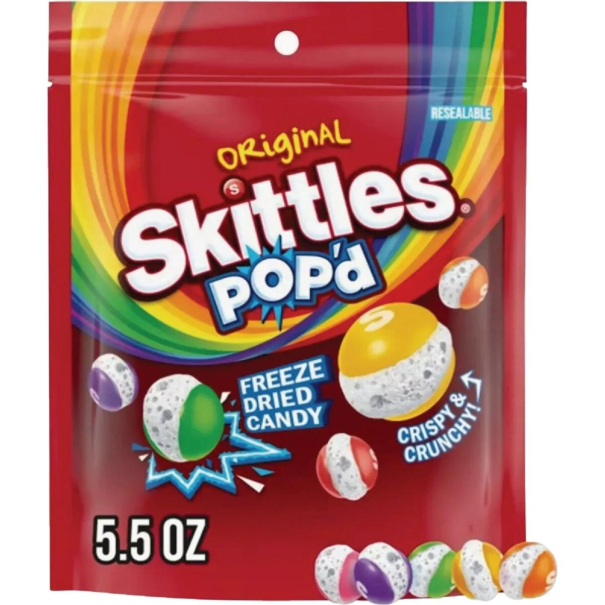 Skittles Pop'd 5.5 Oz. Original Freeze Dried Candy
