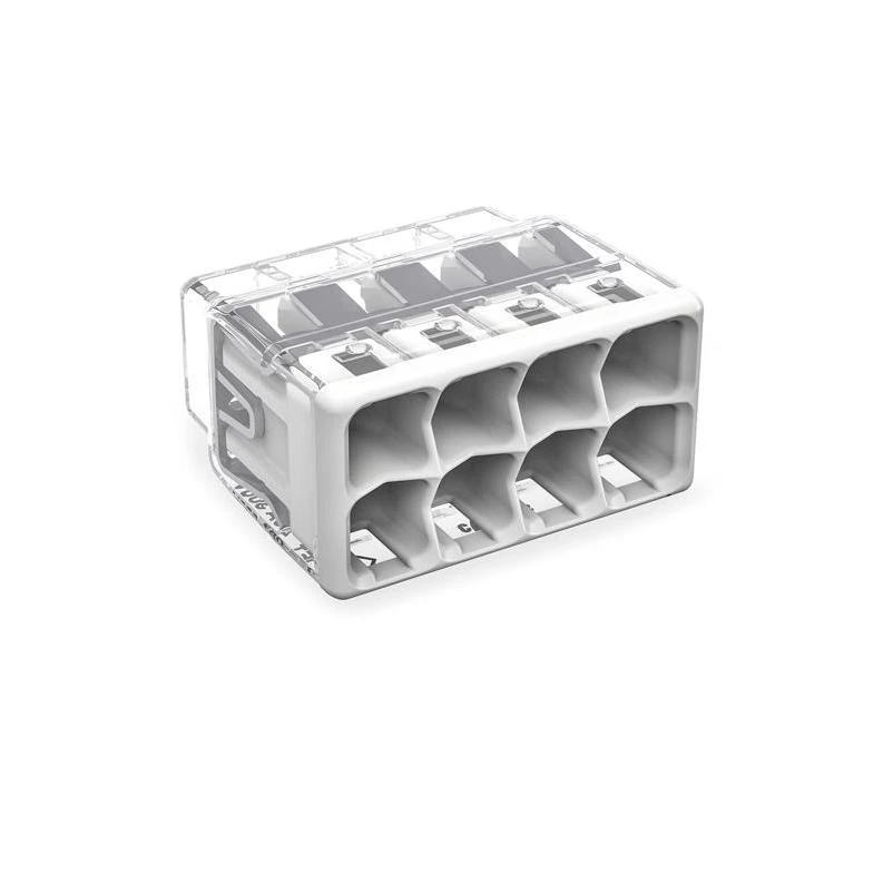 8‑port Push‑in Wire Connectors – Pack Of 5