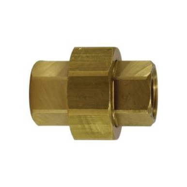 Opens dialog Midland Industries 06104-08 - Pipe Union, 1/2" NPT(F)F x 1/2" NPT(F)F, 1.79", Brass