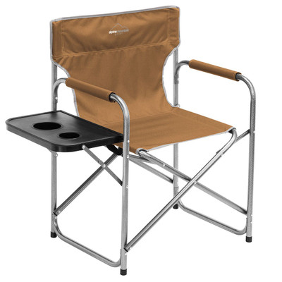 Alpine Mountain Gear Director Chair w/Table - Brown (AMG-DC/BRN)