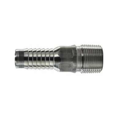 Opens dialog Midland Industries CNT-100-A - Combination King Nipple, 1" Hose Barbed x 1" MPT, Aluminum
