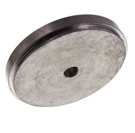 G 1/2'' Female Aluminum Suction Cup Nozzle DN 19 Ø 160