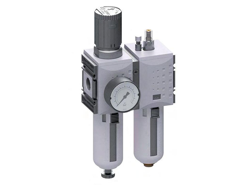 FRL 2-Part G3/8'' 3500 l/min 0.5-16.0bar/7-232psi Semi-Auto Metal Futura 2