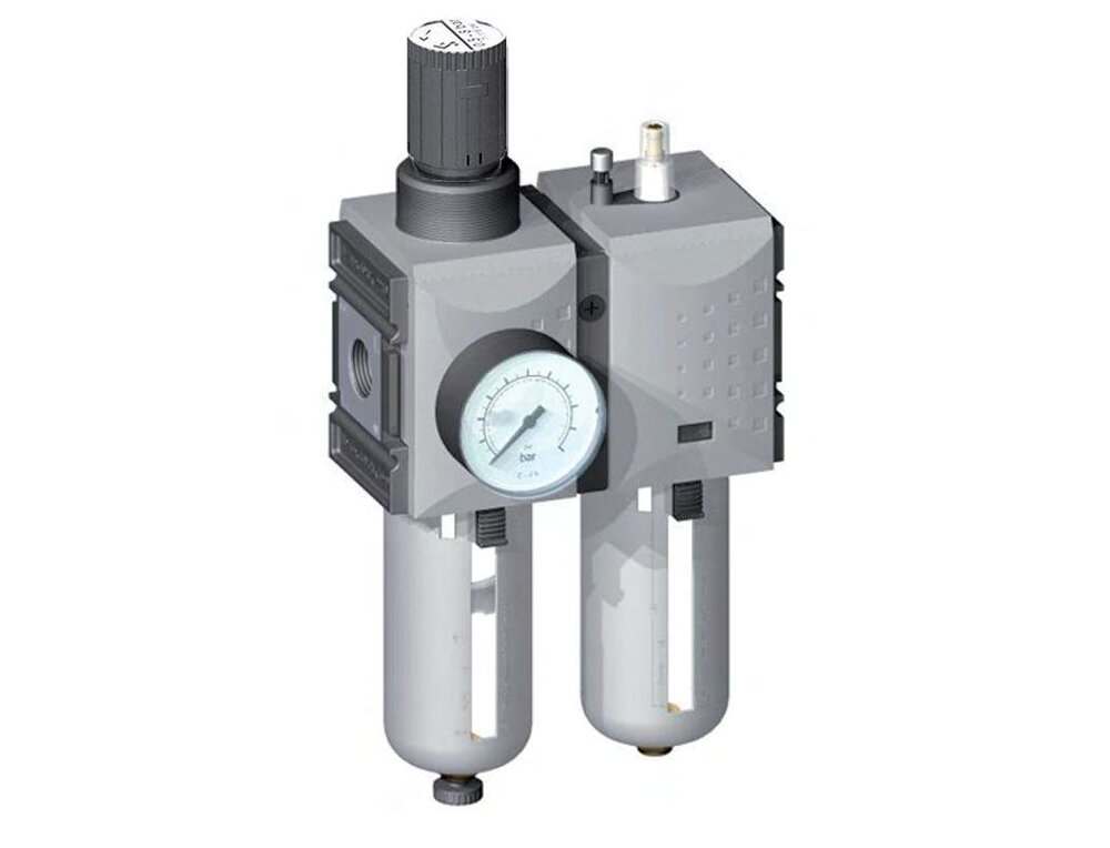 FRL 2-Part G1'' 12000 l/min 0.5-8.0bar/7-116psi Auto Polycarbonate Futura 4
