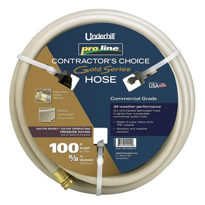 Underhill 5/8" x 100' Proline Gold Series Hose (H58-100PRO-G)