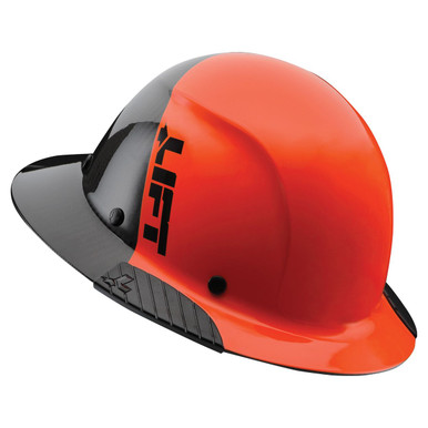 Opens dialog LIFT Safety HDF50C-19OC - DAX Fifty/50 Carbon Fiber Full Brim Hard Hat (Orange, Gloss)