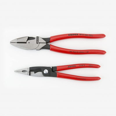 Knipex 2-Piece Lineman’s and Installation Set (9K0080130US)