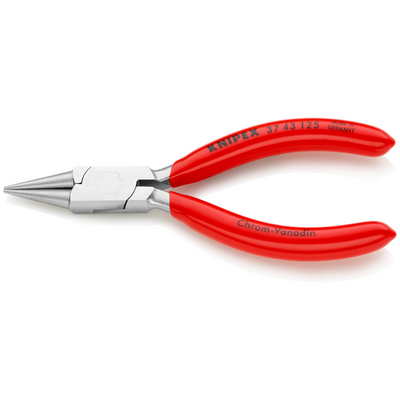 KNIPEX Electronics Gripping Pliers, Smooth Jaws, 125mm (3743125)