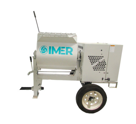 IMER HSM 8 Mortar & Stucco Mixer 8 Cubic Foot Leeson 120V 1.5 HP Motor (1130082)