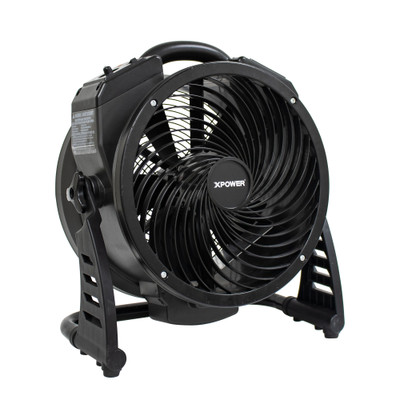 XPOWER Axial Air Mover with Ozone Generator and 360-Degree Stand (M-25)