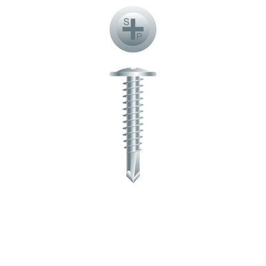 Opens dialog Strong-Point M92Z - #8-18 x 2-1/2" Modified Truss Head Self-Drilling Screw, Zinc 2000ct