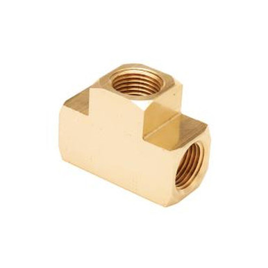 Opens dialog Midland Industries 23700X12 - Bar Stock Union Tee, 3/4" FPT x 3/4" FPT x 3/4" FPT, Brass