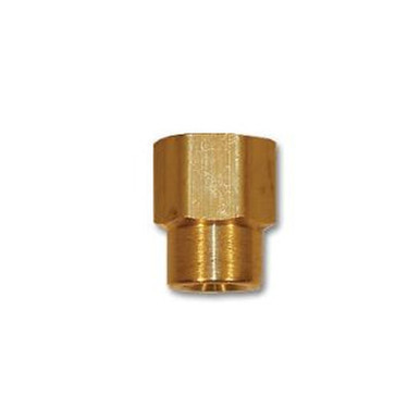 Opens dialog Midland Industries 23308X4 - Reducing Coupling, 1/2" FPT x 1/4" FPT, 1.28" Brass
