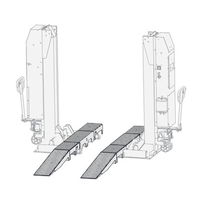 Mahle ShopPRO Fork Lift & 3rd Wheel Adapter Cad-Fl (485 80110 00)