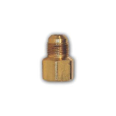 Opens dialog Midland Industries LF46-44 - Adapter, 1/4" SAE 45° Male Flared x 1/4" FPT, Brass