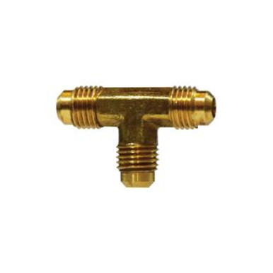 Opens dialog Midland Industries 10165 - Union Tee, 7/8" Male Flare x 7/8" Male Flare x 7/8" Male Flare, Brass