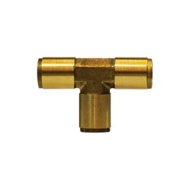 Opens dialog Midland Industries 20030 - Union Tee, 1/2" Push-In x 1/2" Push-In x 1/2"Push-In, Brass