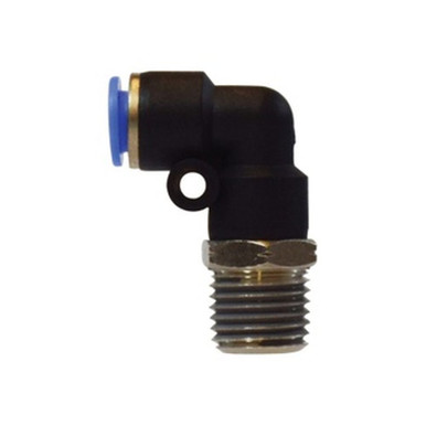Opens dialog Midland Industries 20517C - 90° Swivel Male Elbow, 3/16" Push-In x 1/4" NPT(M), Composite