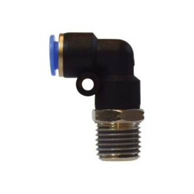 Opens dialog Midland Industries 20092C - 90° Swivel Elbow, 1/2" Push" Tube x 1/2" NPT(M), Composite