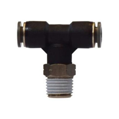 Opens dialog Midland Industries 20109C - Swivel Branch Tee, 5/32" Push" Tube x 1/8" MIP x 5/32" Push" Tube,