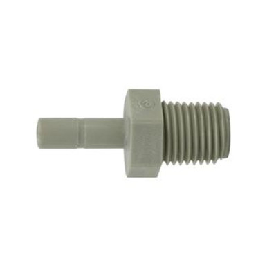 Opens dialog Midland Industries 20530P - Adapter, 1/2" Push-On Hose Stem x 3/8" MIP, Polypropylene