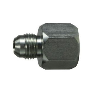 Opens dialog Midland Industries 24062420 - Straight Reducer, 1-1/2" 37° JIC Female Flared x 1-1/4" 37° JIC Male