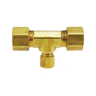 Opens dialog Midland Industries 27116 - Reducing Tee w/ Self-Align Sleeve, 1/2" Compression x 1/2" Compression x