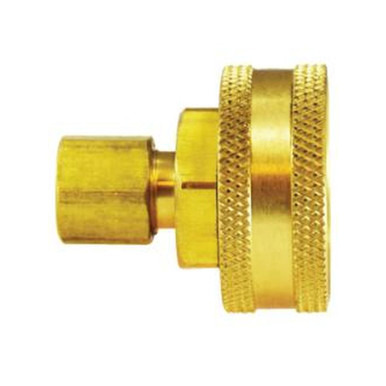 Opens dialog Midland Industries 30051 - Straight Swivel Adapter, 3/8" Compression x 3/4" FGH, Brass