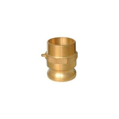 Opens dialog Midland Industries CGF-050-B1 - Cam & Groove Adapter, 1/2" Type F x 1/2" NPT(M), Brass