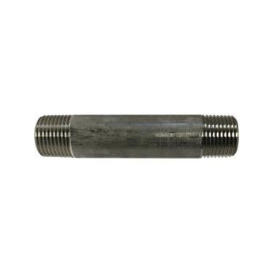 Opens dialog Midland Industries 48043 - Welded Pipe Nipple, 3/8" MPT x 3/8" MPT, 2-1/2" L, Stainless Steel, SCH