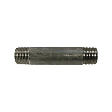 Opens dialog Midland Industries 48049 - Welded Pipe Nipple, 3/8" MPT x 3/8" MPT, 5-1/2" L, Stainless Steel, SCH