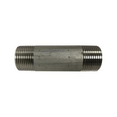 Opens dialog Midland Industries 48108 - Welded Pipe Nipple, 1" MPT x 1" MPT, 5-1/2" L, Stainless Steel, SCH 40