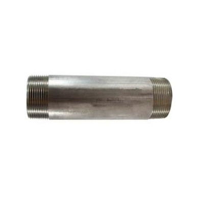 Opens dialog Midland Industries 48152 - Welded Pipe Nipple, 1-1/2" MPT x 1-1/2" MPT, 9" L, Stainless Steel, SCH