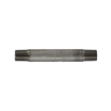 Opens dialog Midland Industries 49031 - Welded Pipe Nipple, 1/4" MPT x 1/4" MPT, 7" L, Stainless Steel, SCH 40