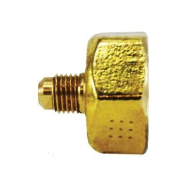 Opens dialog Midland Industries 50001 - Drum Adapter, 1/4" SAE 45° Male Flared x 3/4" FIP, Brass