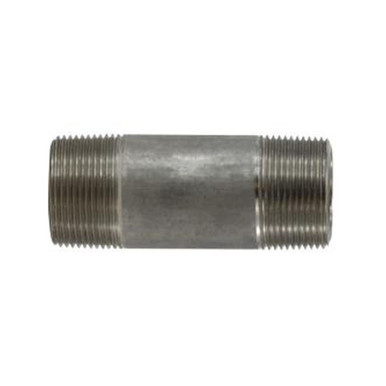 Opens dialog Midland Industries 52126 - Seamless Pipe Nipple, 1-1/4" MPT x 1-1/4" MPT, 4-1/2" L, Stainless Steel,
