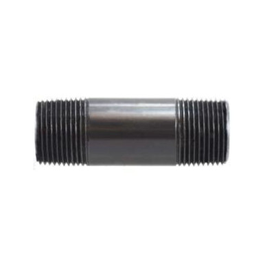 Opens dialog Midland Industries 55164 - Pipe Nipple, 2" MPT x 2" MPT, 4" L, PVC, Dark Gray, SCH 80 Schedule