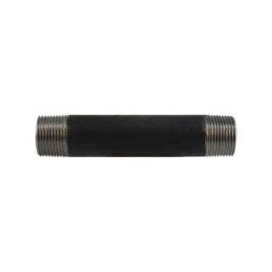 Opens dialog Midland Industries 59108SMLS - Seamless Pipe Nipple, 1" MPT x 1" MPT, 5-1/2" L, Steel, Black, SCH 80