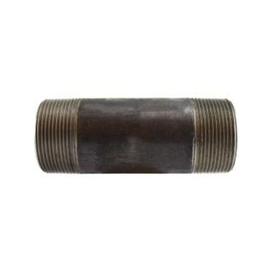 Opens dialog Midland Industries 59189SMLS - Seamless Pipe Nipple, 2-1/2" MPT x 2-1/2" MPT, 8" L, Steel, Black,