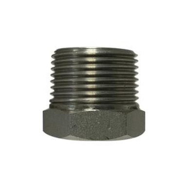 Opens dialog Midland Industries 62531B1 - Barstock Hex Bushing, 2" MPT x 1-1/2" FPT, Stainless Steel, 1000/3000
