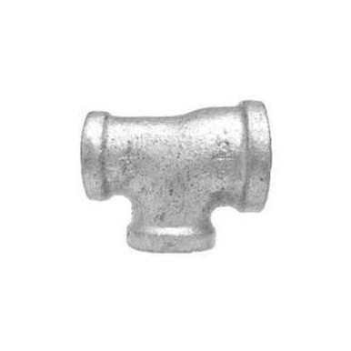 Opens dialog Midland Industries 64348 - Bulkhead Reducing Tee, 1-1/4" FPT x 3/4" FPT x 1" FPT, Iron, Galvanized,