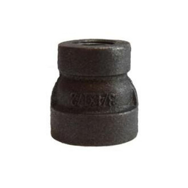 Opens dialog Midland Industries 69442 - Reducing Coupling, 1" FPT x 3/4" FPT, Iron, Black, XH Schedule, 300 lb