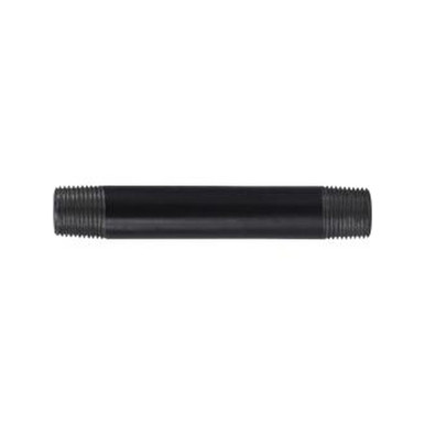 Opens dialog Midland Industries 71168 - Seamless Pipe Nipple, 2" MPT x 2" MPT, 6" L, Steel, Black, SCH 40