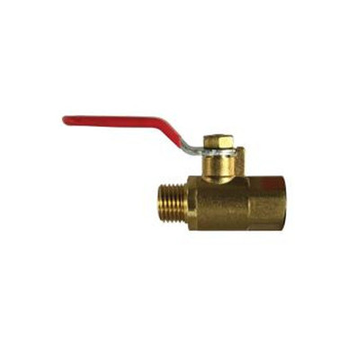 Opens dialog Midland Industries 944103 - Mini Ball Valve, 3/8" Nominal, MIP x FIP, 200 psi WOG Pressure, -20 to