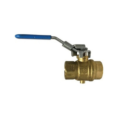 Opens dialog Midland Industries 948131 - Vented Exhaust Ball Valve w/ #10/32 UNP Tap, 1/4" Nominal, FPT x FPT