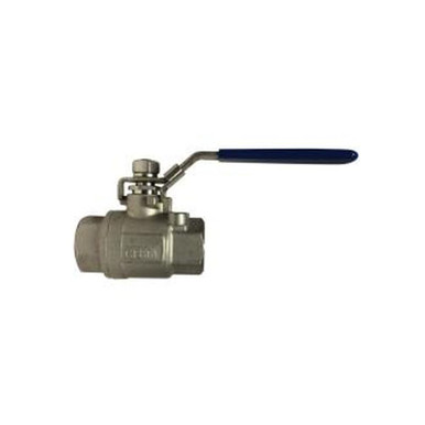 Opens dialog Midland Industries 949171 - 2-Piece Ball Valve, 1/4" Nominal, FPT x FPT, 2000 psi Pressure