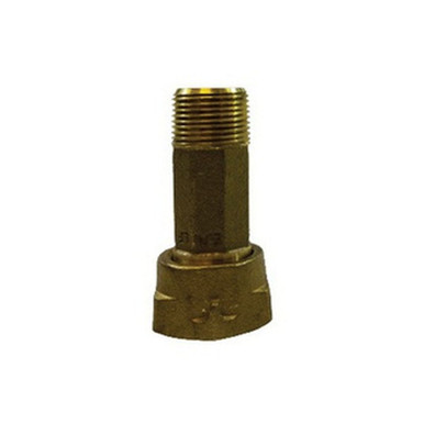 Opens dialog Midland Industries 970255 - Water Meter Coupling, 1" Nominal, FPT x MPT, 150 psi Pressure, Lead-Free