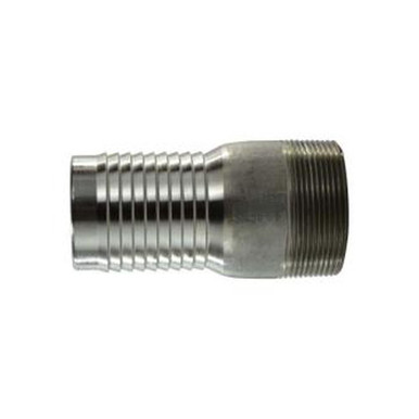 Opens dialog Midland Industries CNT-100-SS316 - Combination King Nipple, 1" Hose Barbed x 1" MPT, 316SS