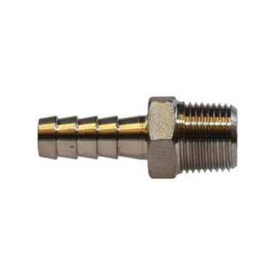 Opens dialog Midland Industries 973951 - Adapter, 1/4" Hose Barbed x 1/4" MIP, Stainless Steel
